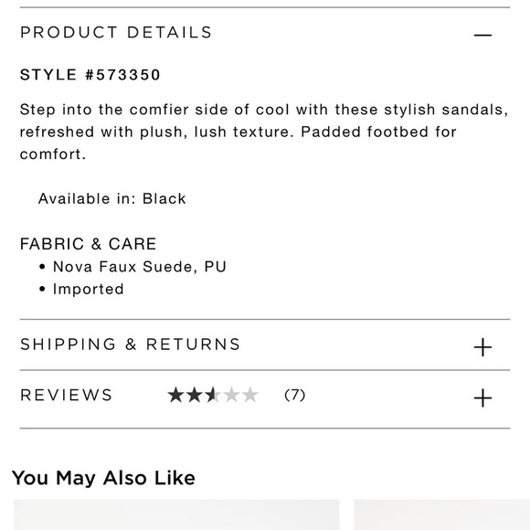 LOFT Sherpa open toe double buckle sandals black new Sz 10 1/2 sling back - Picture 7 of 7